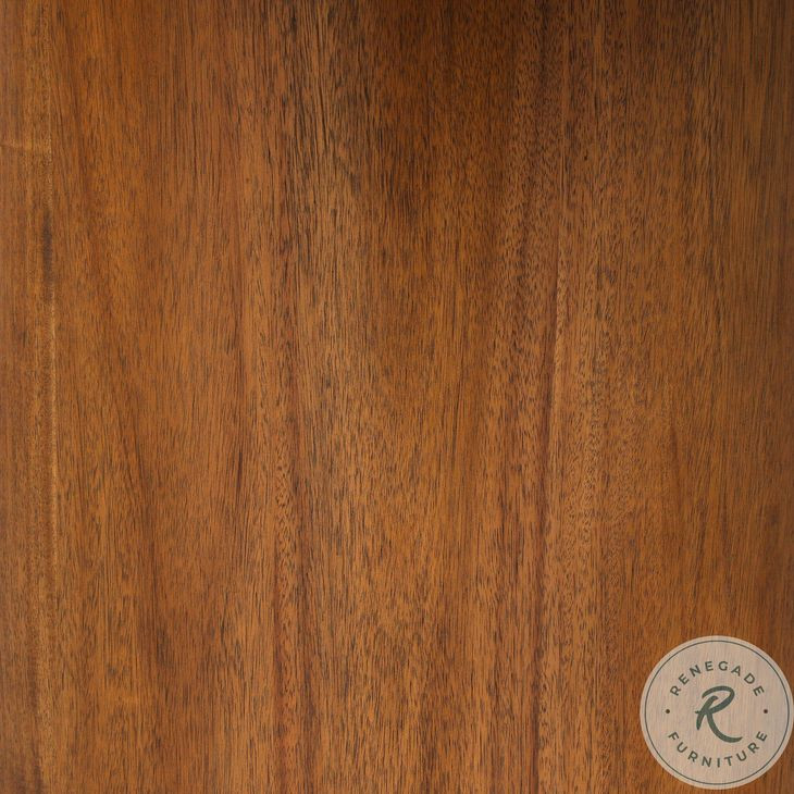 Paden Seasoned Brown Acacia 118" Oval Dining Table