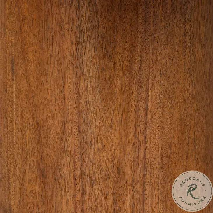 Paden Seasoned Brown Acacia 118" Oval Dining Table