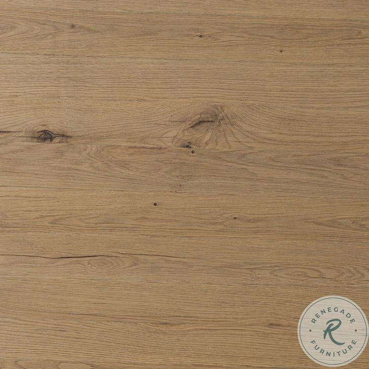 Paden Worn Oak Veneer 118" Oval Dining Table