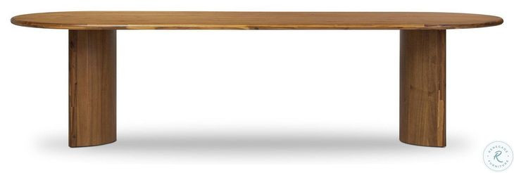 Paden Sandy Acacia 118" Oval Dining Table