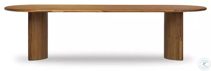 Paden Sandy Acacia 118" Oval Dining Table