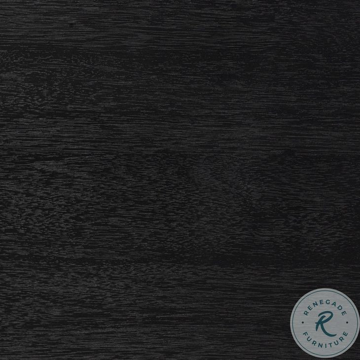 Paden Aged Black Acacia 118" Oval Dining Table