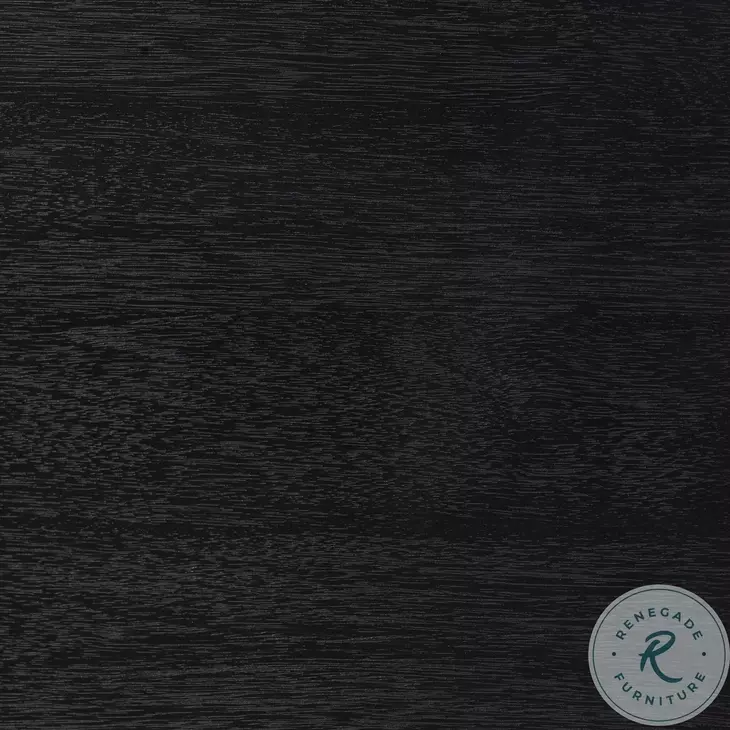 Paden Aged Black Acacia 118" Oval Dining Table