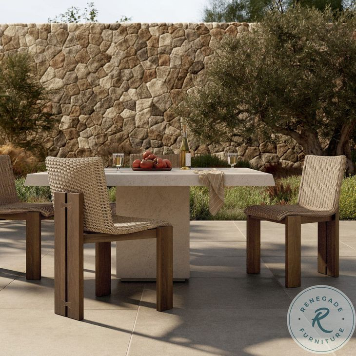 Roxy Faux Hyacinth Outdoor Dining Chair Set of 2