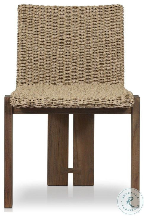 Roxy Faux Hyacinth Outdoor Dining Chair Set of 2