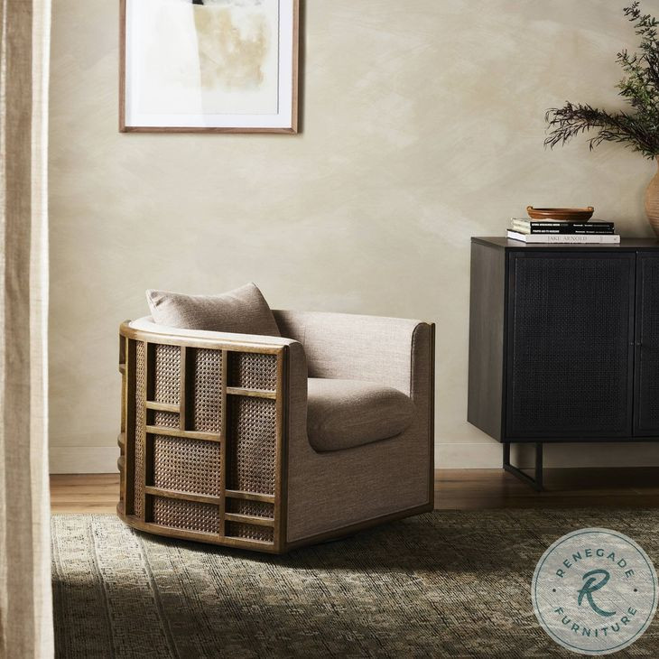 June Alcala Fawn Performance Fabric Swivel Chair