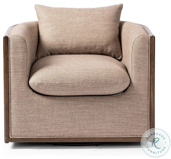 June Alcala Fawn Performance Fabric Swivel Chair