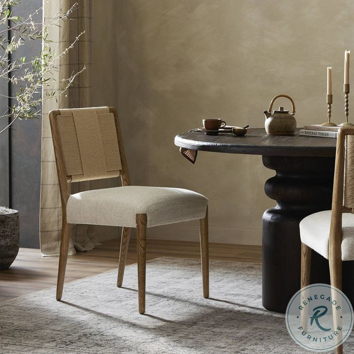 Rothler Alcala Wheat Performance Fabric Dining Chair