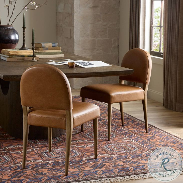 Abilene Chaps Saddle Dining Chair