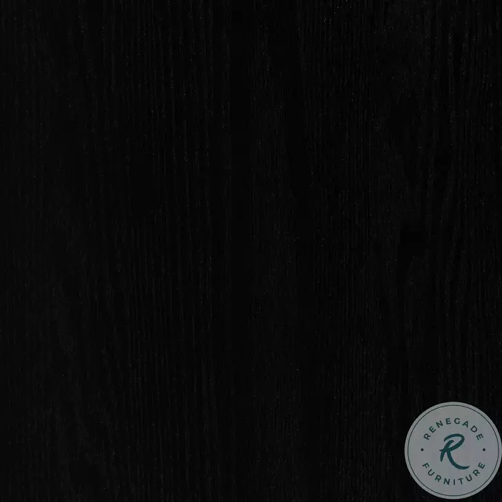 Millie Drifted Matte Black Veneer 72" Rectangular Dining Table
