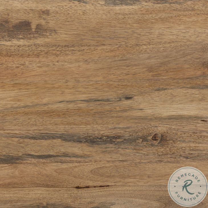 Reza Smoked Honey 70" Drawer Desk