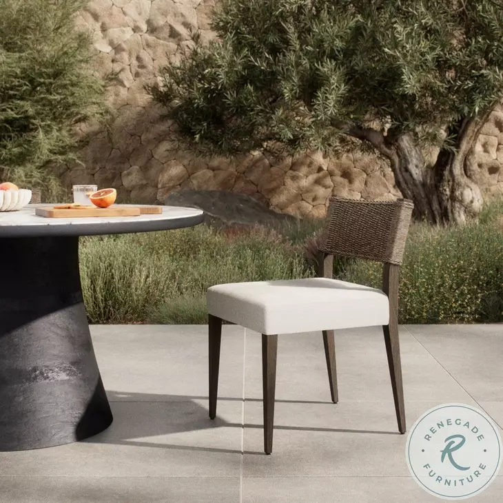 Ferris Arashi Salt Outdoor Dining Chair Set of 2