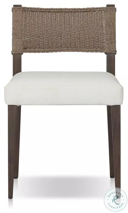 Ferris Arashi Salt Outdoor Dining Chair Set of 2