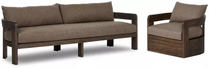 Jackson Ellor Brown Upholstered Outdoor Living Room Set