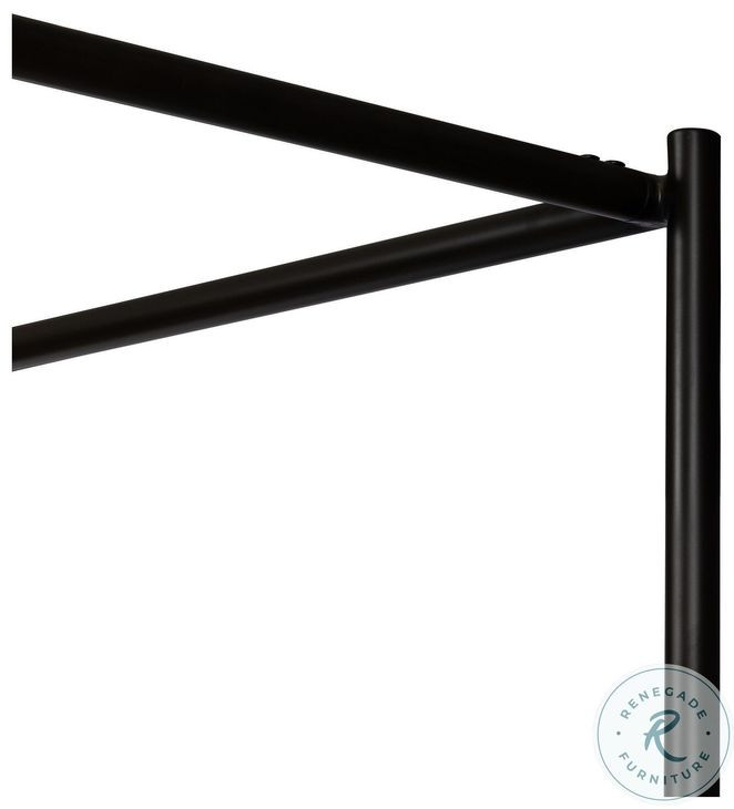 Anderson Knoll Natural Performance Fabric King Canopy Bed