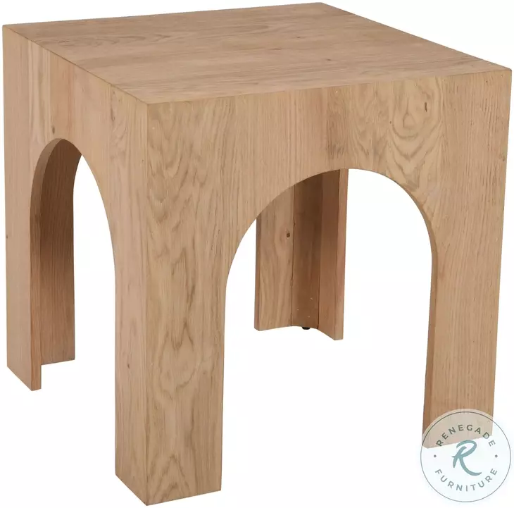 Archimedes Brown 20" Square End Table