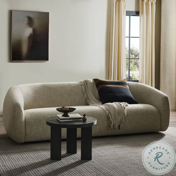 Channing Yuma Cream Performance Fabric Upholstered Living Room Set