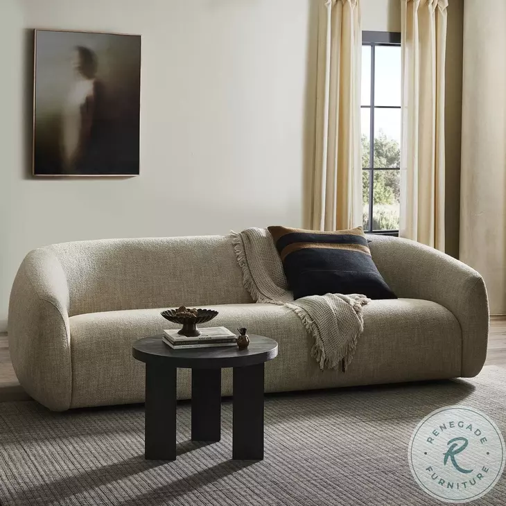 Channing Yuma Cream Performance Fabric Upholstered Living Room Set