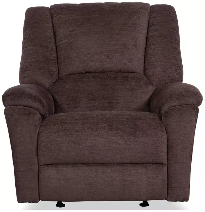 Plush Buffalo Performance Fabric Power Gliding Recliner with Power Lumbar and USB Charging