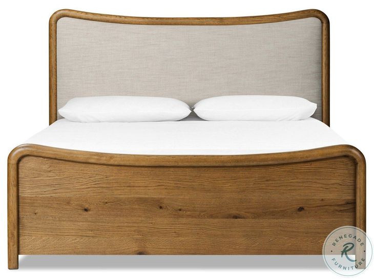 Dover Hockney Linen Performance Fabric King Upholstered Bed