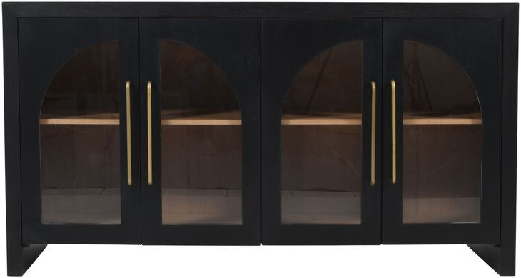 Archimedes Black 4 Door 60" Sideboard