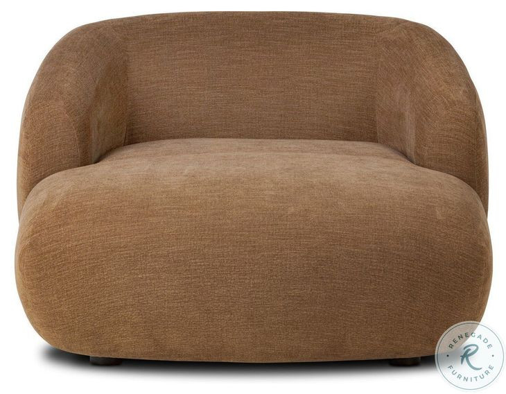 Channing Laughlin Ochre 53" Upholstered Chaise