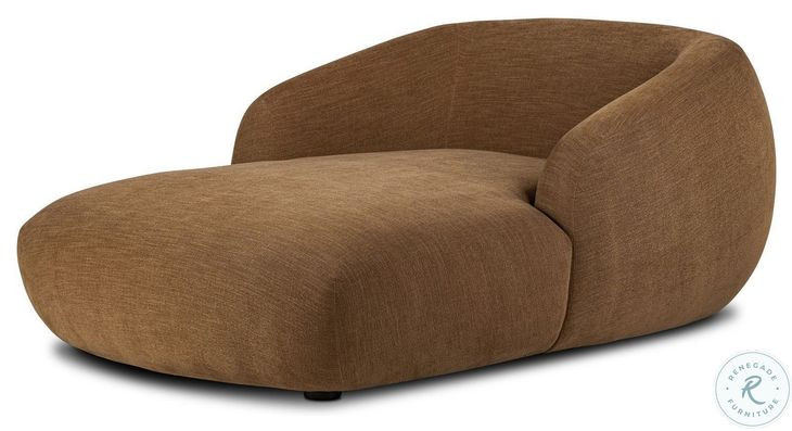 Channing Laughlin Ochre 53" Upholstered Chaise