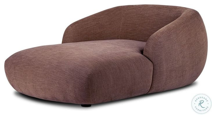 Channing Laughlin Plum 53" Upholstered Chaise