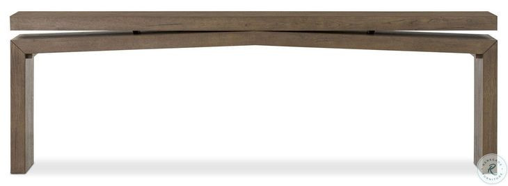 Matthes Rustic Grey Veneer 94" Console Table