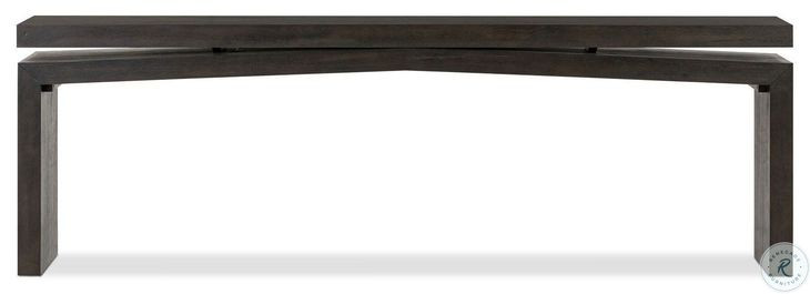 Matthes Smoked Black Veneer 94" Console Table