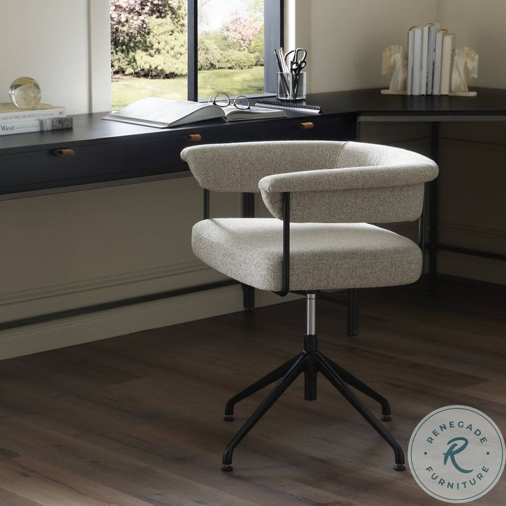 Carrie Light Camel Desk Chair