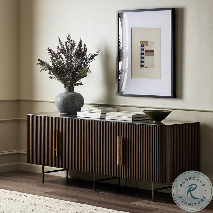 Fletcher Terra Brown Oak 73" Media Console