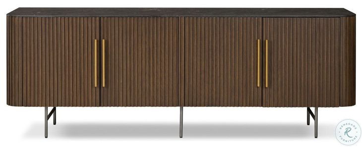 Fletcher Terra Brown Oak 73" Media Console