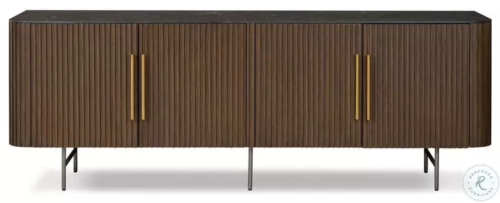 Fletcher Terra Brown Oak 73" Media Console