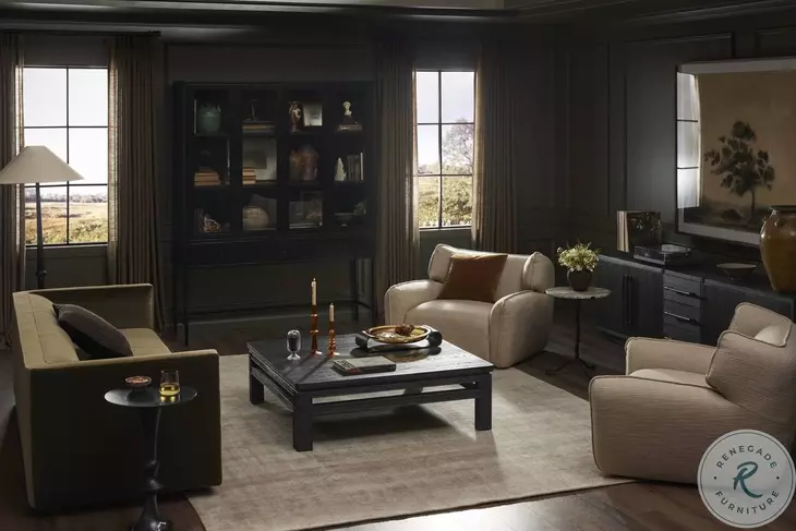 Adolfo Modern Black Ash 94" Media Console
