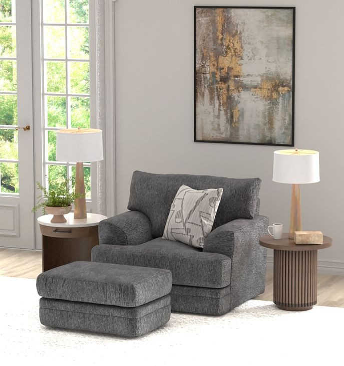 Tyson Slate Rectangular Ottoman