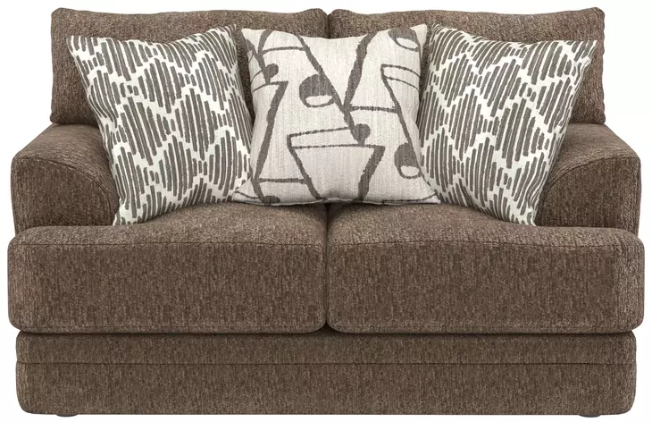 Tyson Hazel 68" Loveseat with Cuddler Cushions