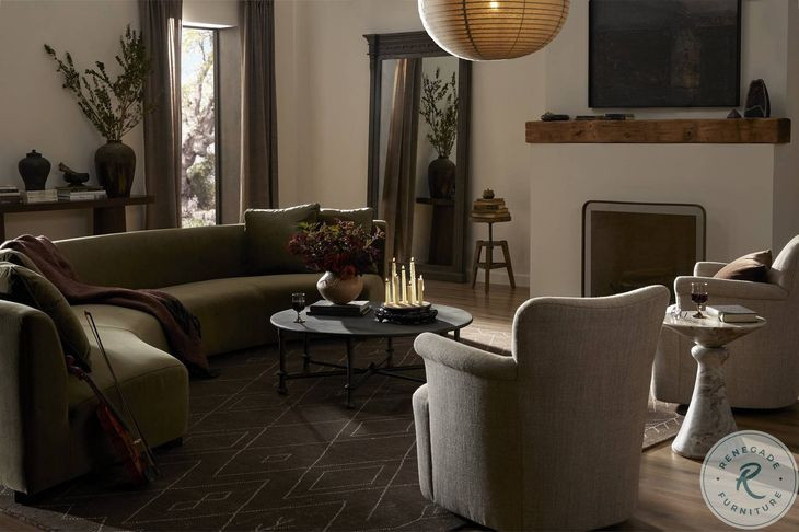 Valen Rustic Brown Oak Veneer 78" Console Table