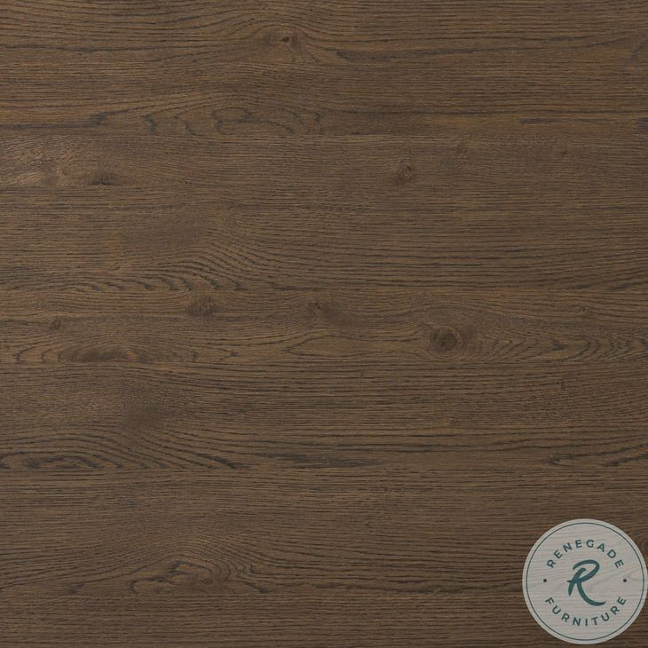 Valen Rustic Brown Oak Veneer Rectangular Coffee Table