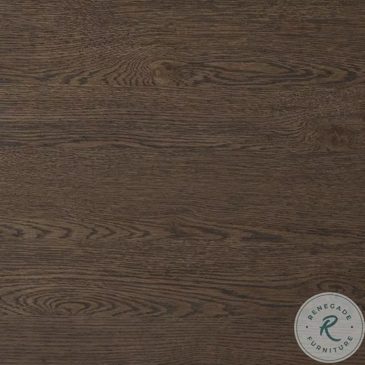 Valen Rustic Brown Oak Veneer 3 Drawer Nightstand