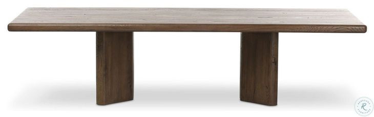 Castro Grey Reclaimed French Oak 118" Rectangular Dining Table