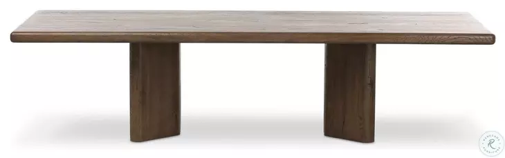 Castro Grey Reclaimed French Oak 118" Rectangular Dining Table