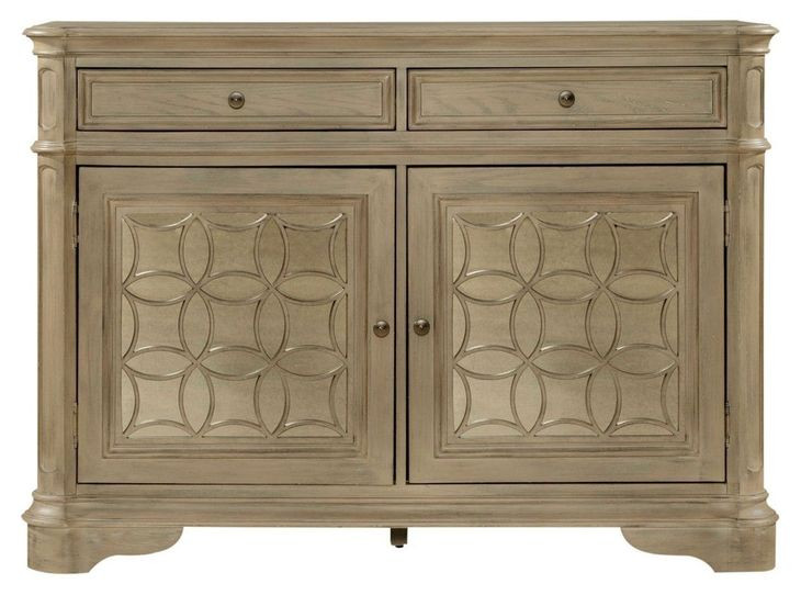 Camellia Manor Weathered Bisque 2 Door Buffet