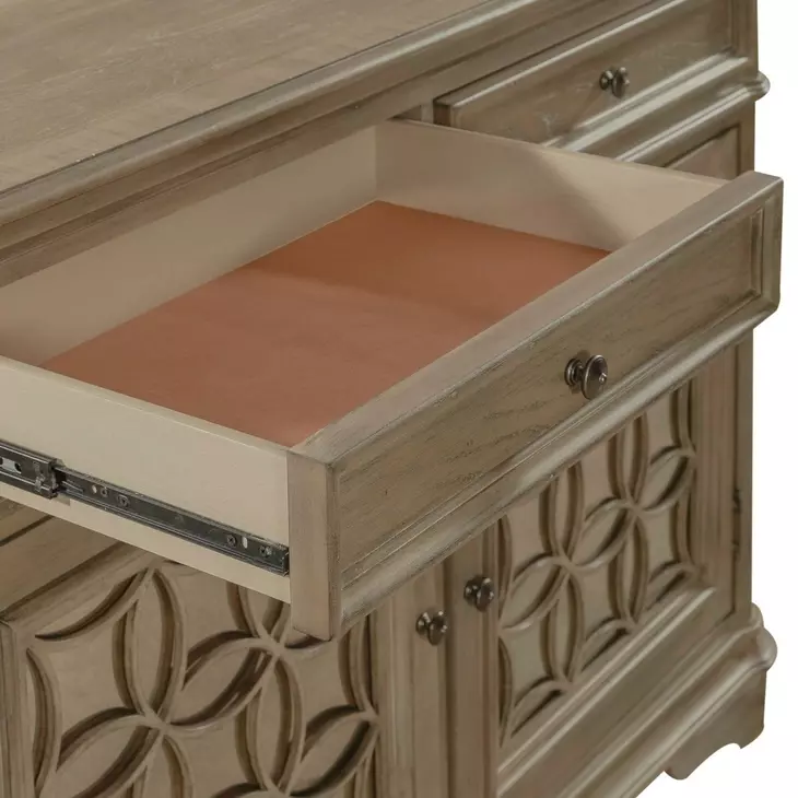 Magnolia Manor Weathered Bisque 2 Door Buffet