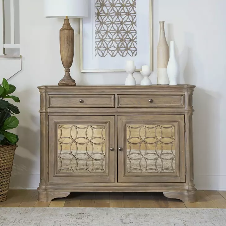 Magnolia Manor Weathered Bisque 2 Door Buffet