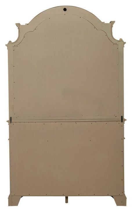Camellia Manor Weathered Bisque 2 Door Buffet and Hutch with LED