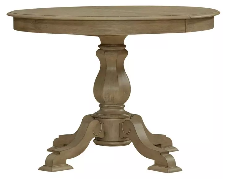 Magnolia Manor Weathered Bisque 42" Round Dining Table