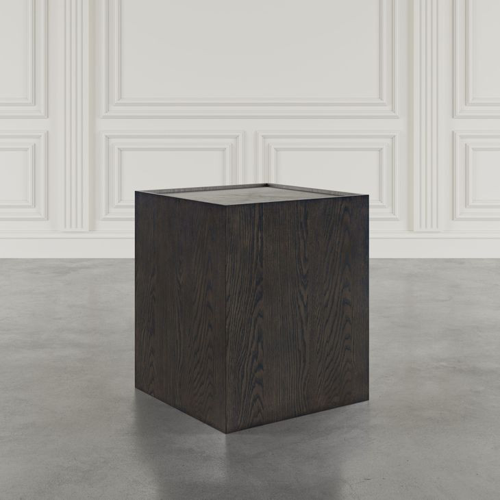 Laurel Espresso 15" Square End Table