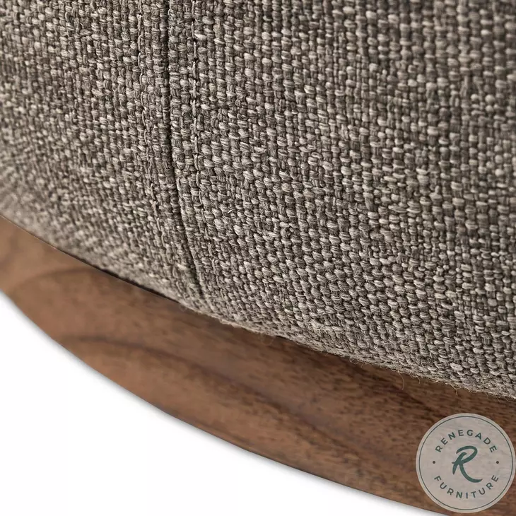 Sinclair Alessi Fawn Outdoor Round Ottoman