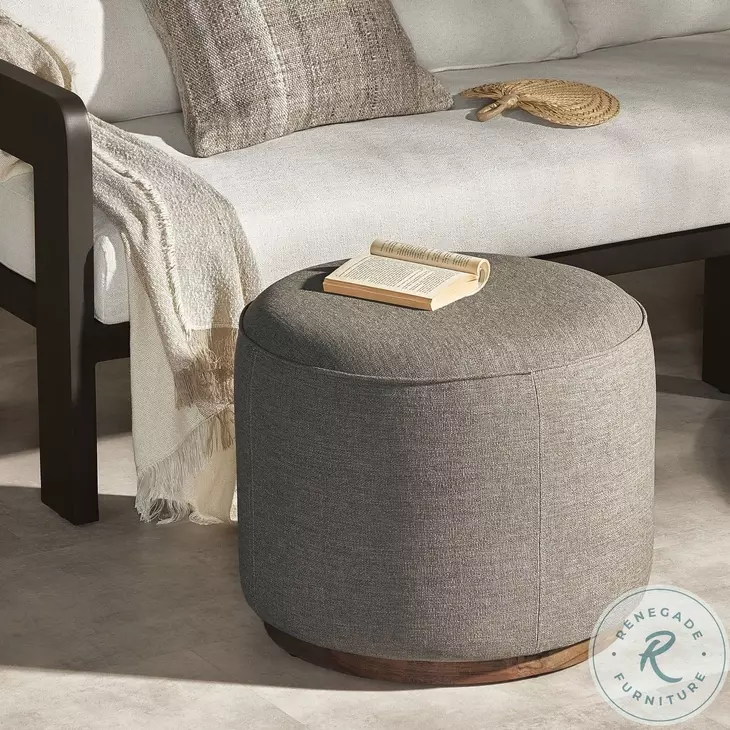 Sinclair Alessi Fawn Outdoor Round Ottoman